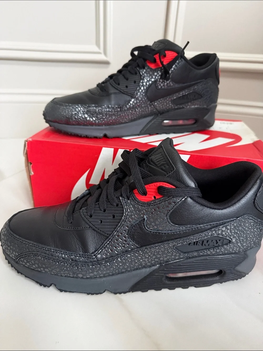 Nike Air Max 90 Deluxe Men’s Infrared anthracite noir Safari